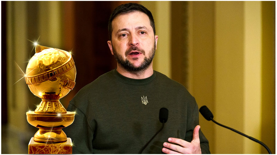 Volodymyr Zelensky at Golden Globe Awards: "There Will be No Third World War"