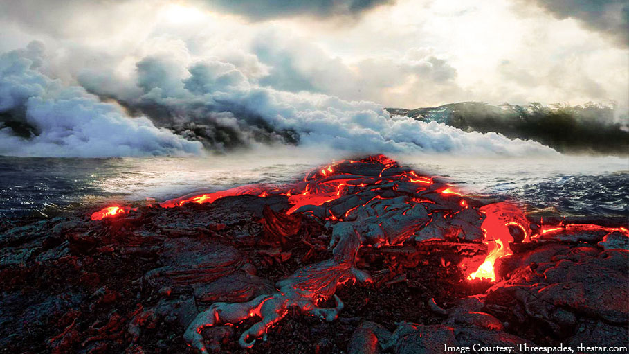 Hot Lava from Kilauea’s Volcanic Eruption Now Moves towards Pacific Ocean Creating Toxic ‘Laze’