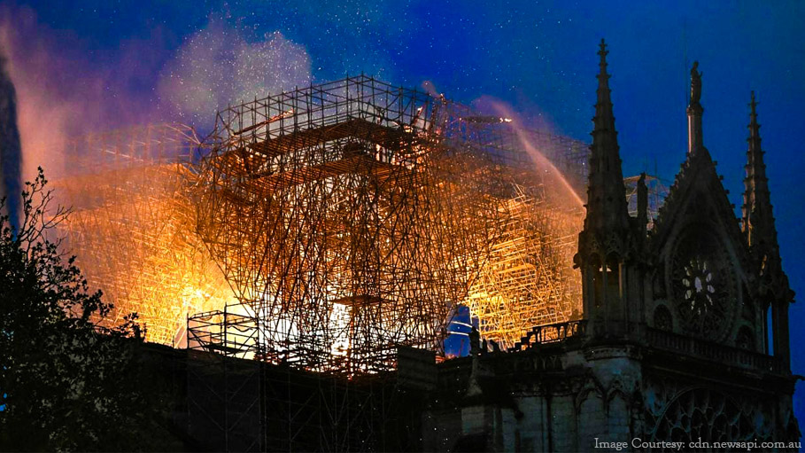 Citizens of France Dumbstruck as Flames Destroy Notre Dame Cathedral