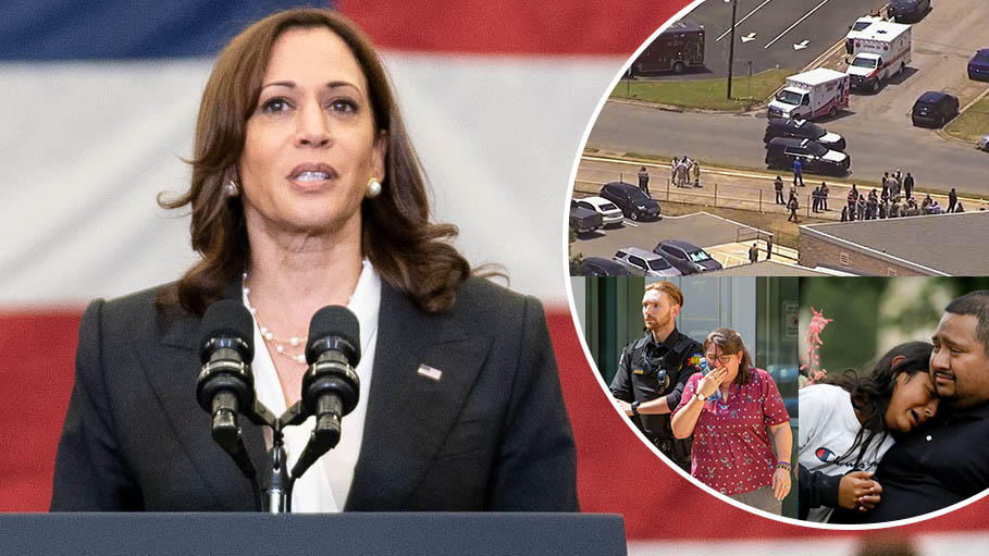 "Enough is Enough": VP Kamala Harris Urges Action after Texas School Shooting