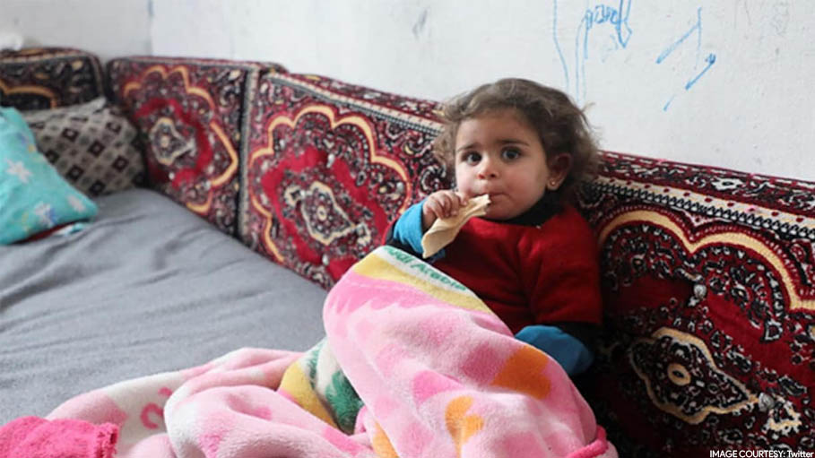 18-Month-Old Syrian Girl Survives Earthquake, Pregnant Mother and Siblings Killed