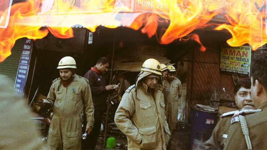 Fire at West Delhi Shop Kills One