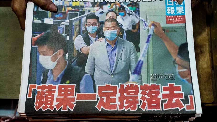 6 Former Hong Kong Newspaper Employees Plead Guilty to Collusion Charges