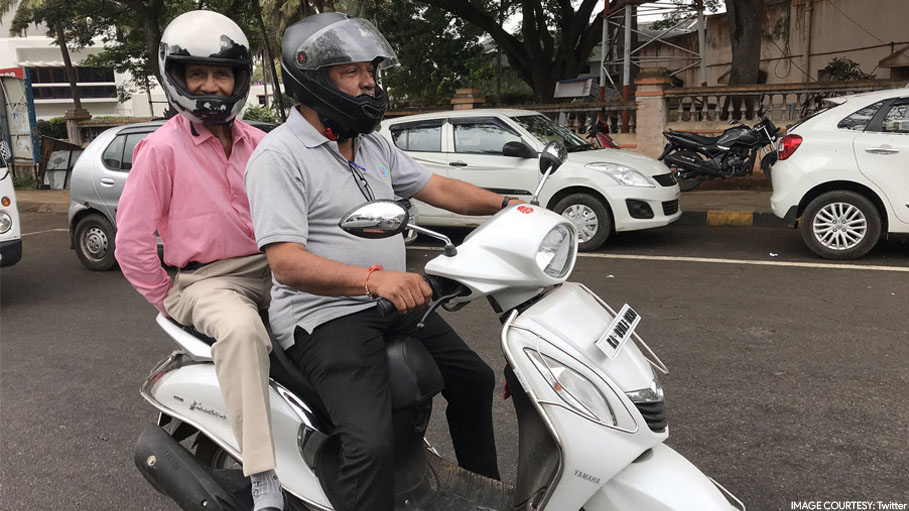 Kerala Govt Makes Helmets Mandatory for Pillion Riders