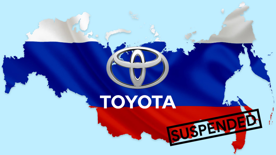 Toyota Suspends Russian Car Production, Imports