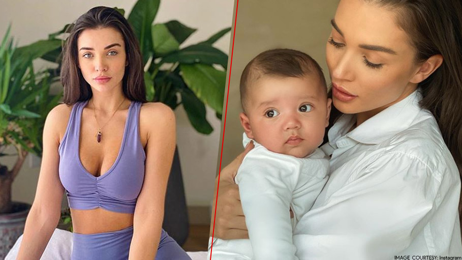 Amy Jackson Has a Cheerful Companion to Pass Her Time During the Lockdown