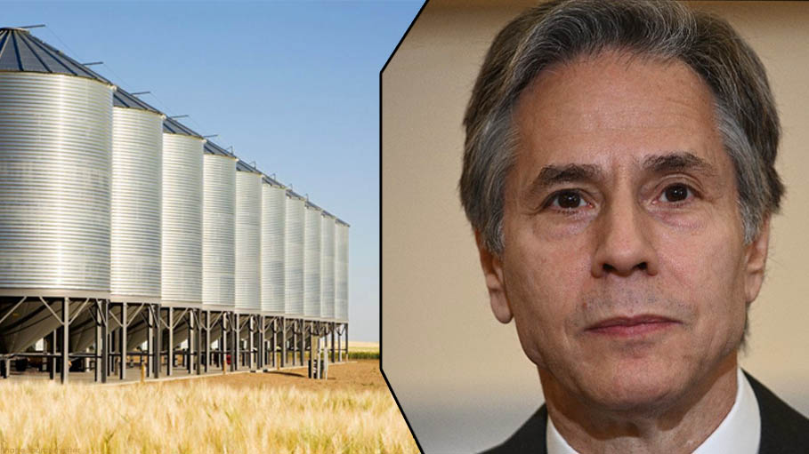 Antony Blinken Says Reports of Russia Stealing Ukraine Grain "Credible"