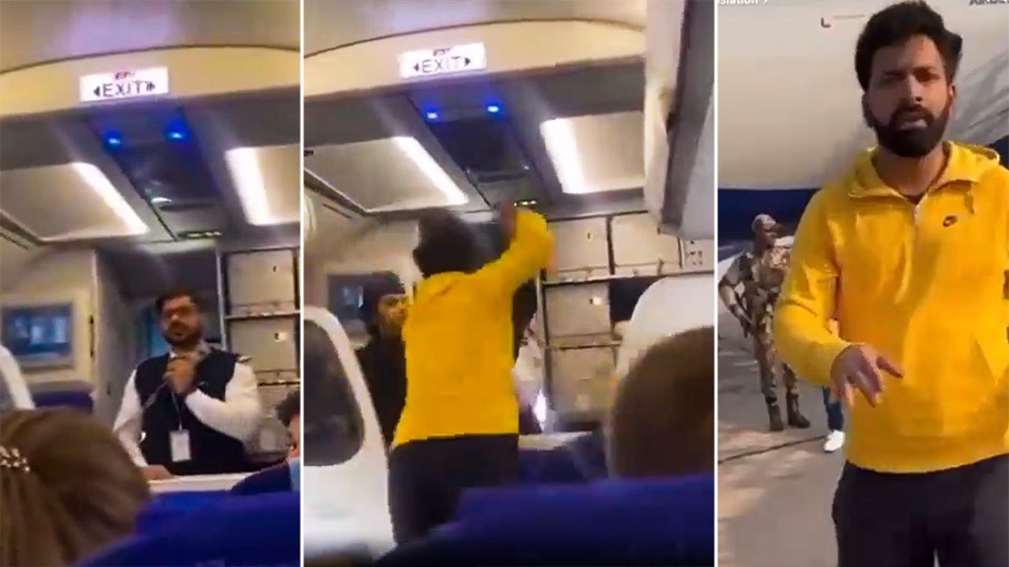 Viral Video of An Angry Passenger Assaulting The Pilot of IndiGo Flight Evokes Mixed Reactions