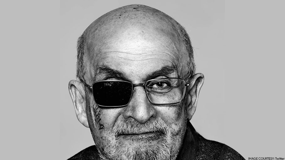 Salman Rushdie Says He’s ‘Lucky’ on Surviving "Colossal" Knife Attack