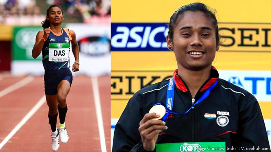 18-Year-Old Hima Das Gives India Its Maiden Track Gold Medal at the World U20 Athletic Championships