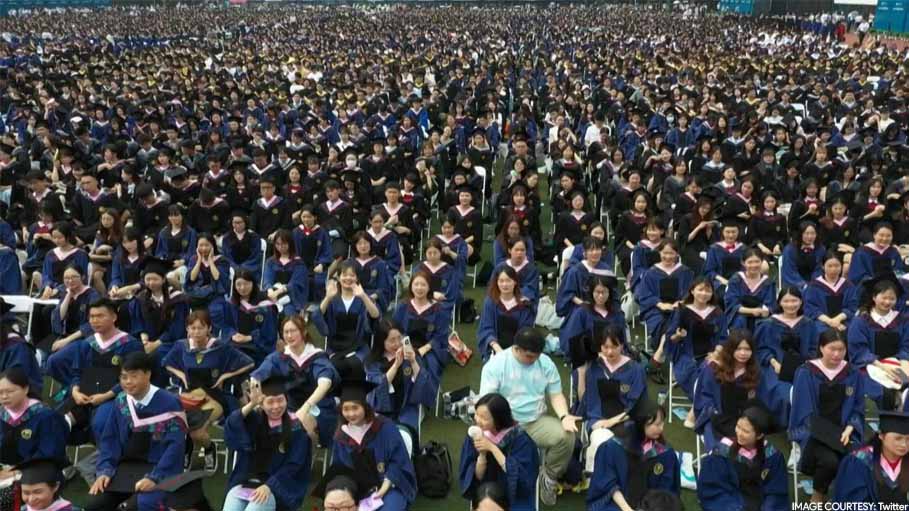 Masks off, Gowns on: Wuhan Sheds Covid for Mass Graduation Ceremony