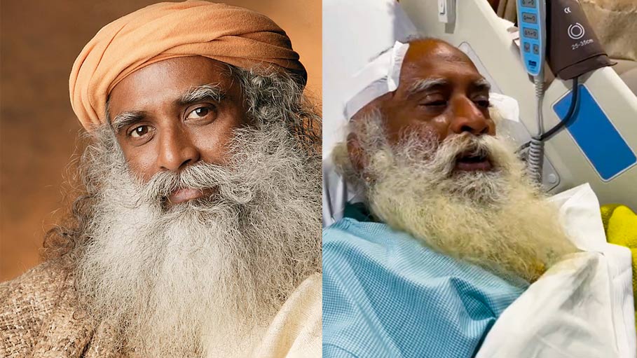 Sadhguru Undergoes Surgery after Heavy Bleeding in The Brain And Is Currently Recovering
