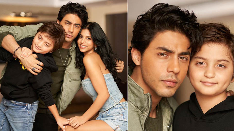 Aryan Khan Breaks Social Media Hiatus with a Click with Siblings