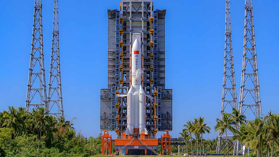 China Launches The 2nd of 3 Space Modules for The New Space Station