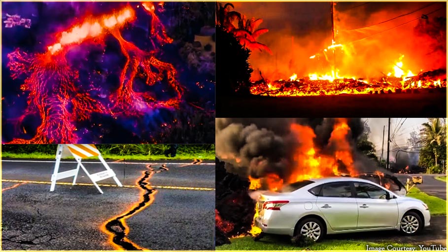 Days After Kilauea Volcano Erupted, Lava and Hazardous Fumes Continue To Engulf Hawaii