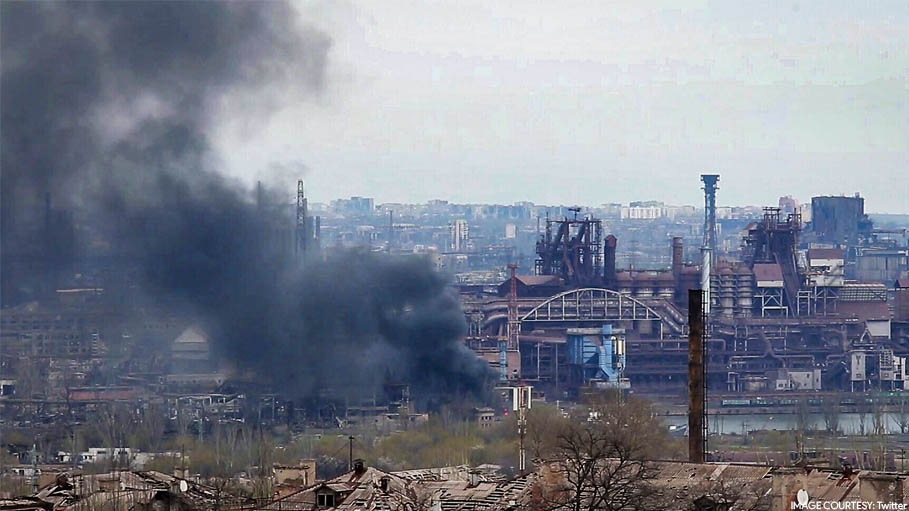 Russia: Mariupol Steelworks "Liberated" as Ukrainian Troops Surrender