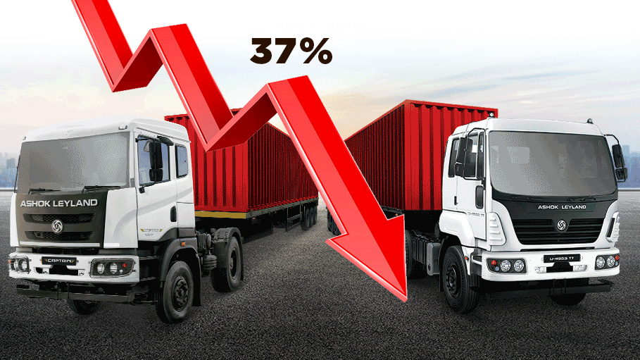 Ashok Leyland Sales Drop 37% at 11,475 Units in February