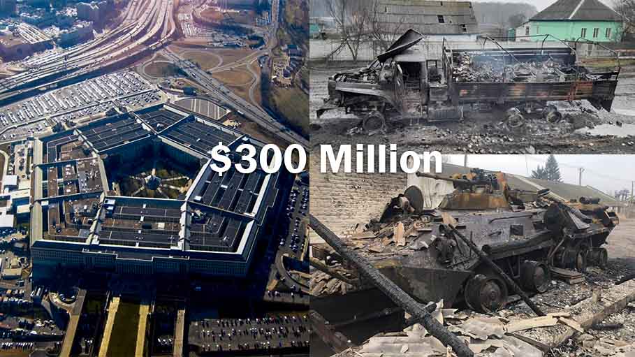 Pentagon Announces $300 Million in Security Assistance for Ukraine