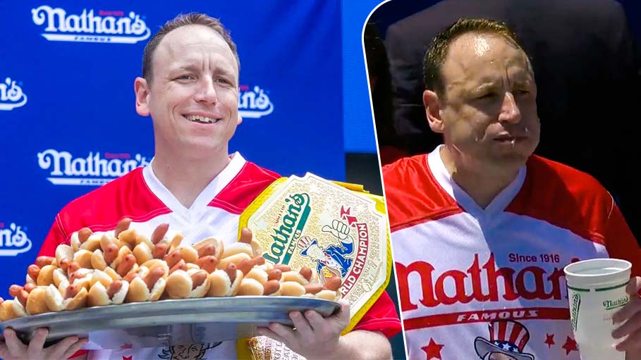 United States Hot Dog Eating Champion Wins 15th Title. Score: 63 in 10 Minutes
