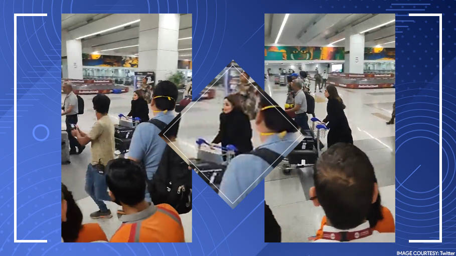 Alia Bhatt Runs with Luggage Trolley at Airport, Travellers Surprised