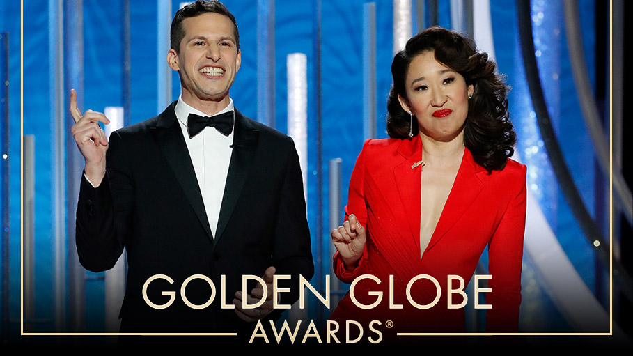 Andy Samberg and Sandra Oh’s Monologue is Humorous in the 76th Annual Golden Globe Awards