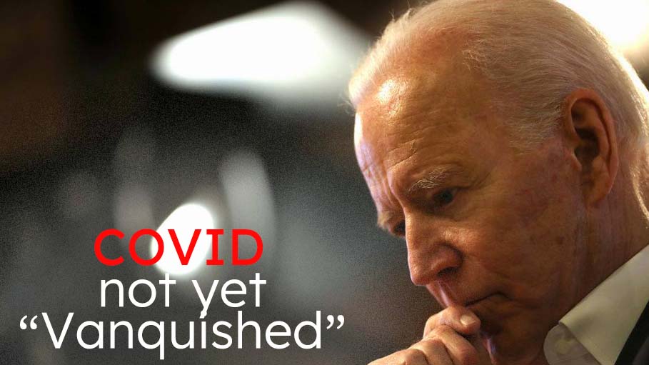 Covid Not Yet "Vanquished", Says US President Biden