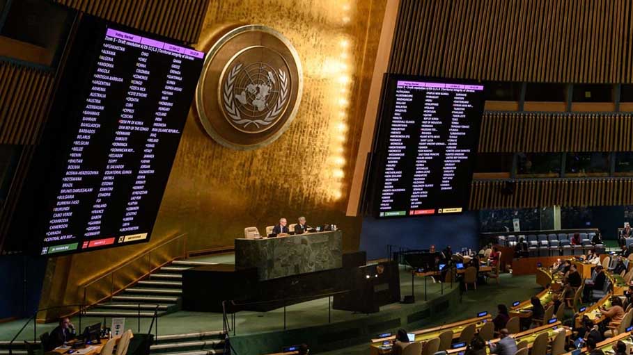 United Nations Condemns Russia's Move to Annex Ukrainian Regions