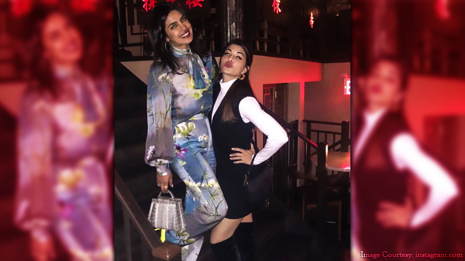 Priyanka Chopra and Jacqueline Fernandez Get Together for a Girls Night out in New York