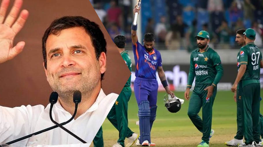 "Thriller of a Match" Rahul Gandhi Congratulates India after Beating Pakistan