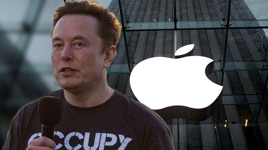 Musk Visits Tim Cook's Apple Office, Says Differences “Resolved”