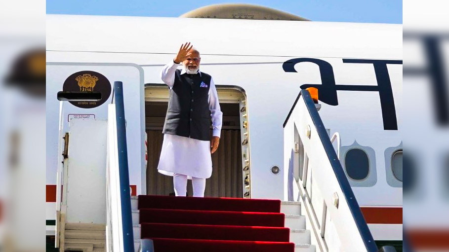 PM Modi Returns after State Visits to US, Egypt