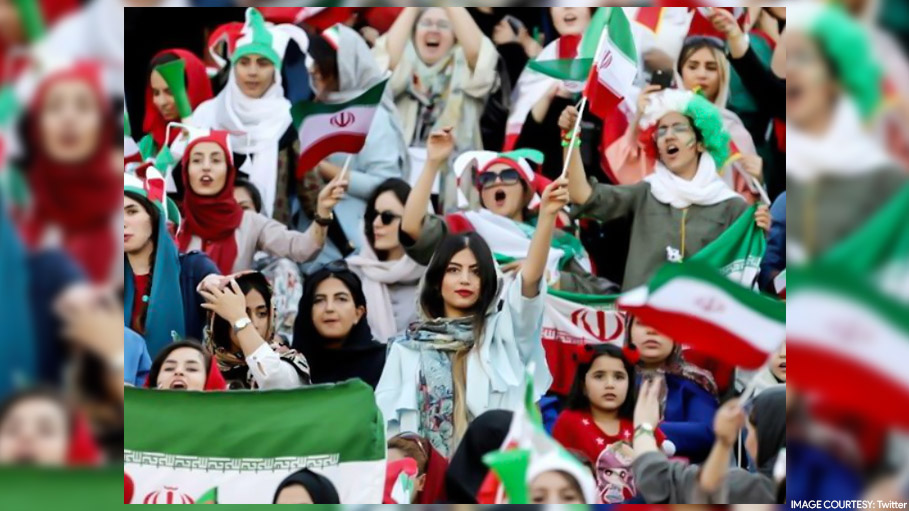 Thousands of Women Watched Football Match Together for the First Time in Iran