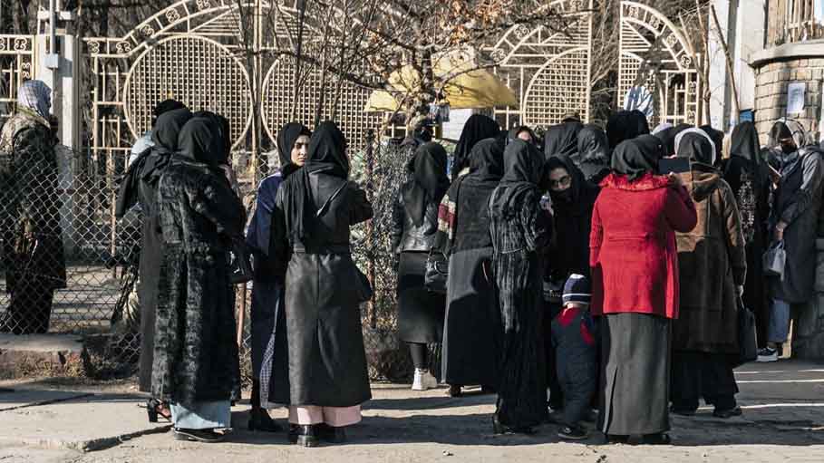 Afghan Women Anguished over Taliban's University Ban