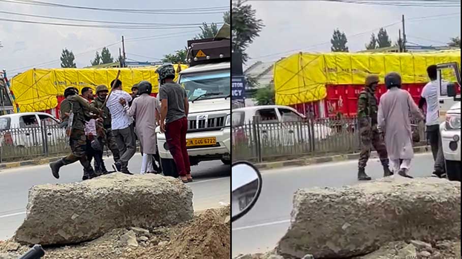 Srinagar Police Register Case after "Soldiers Beating Civilian" Video