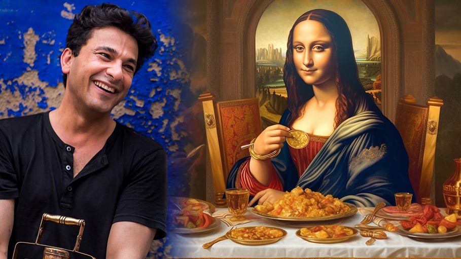 Vikas Khanna’s New AI Image Featuring Mona Lisa Garners Numerous Likes And Comments