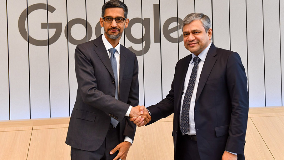 Union Minister Ashwini Vaishnaw Speaks about 'Make-In-India' with Google CEO Sundar Pichai