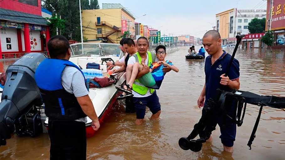 A Severe Flood in China's Hebei Province Has Resulted in 29 Deaths And 16 Missing