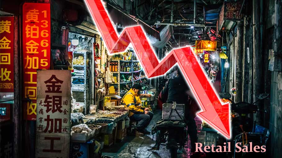 China's Retail Sales Lowest in 2 Years amid Covid Outbreak