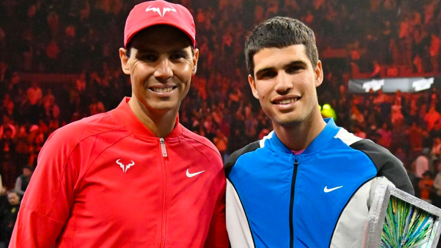 Carlos Alcaraz Outlasts Nadal in Made-For-Netflix Exhibition