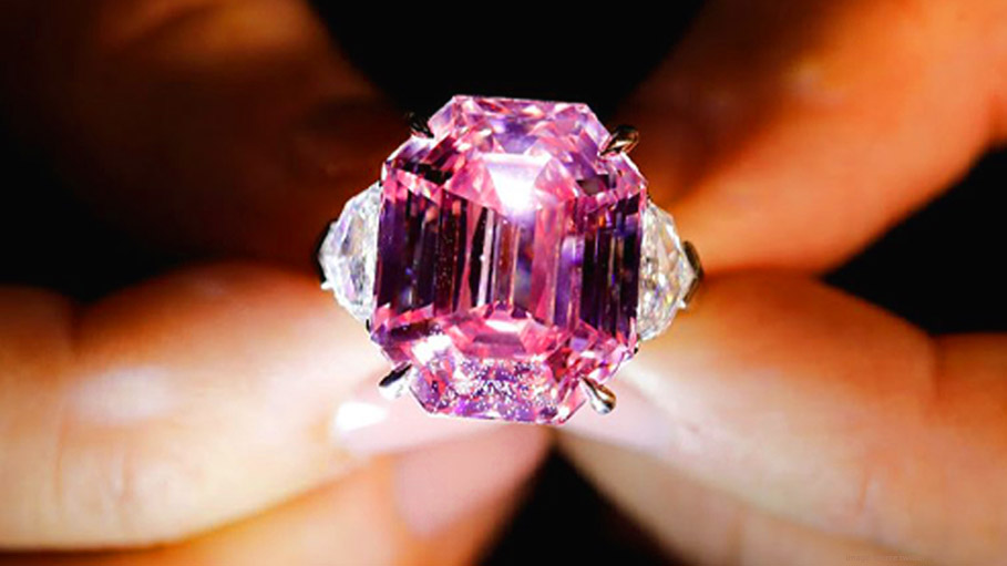 Rare Pink Diamond Sells for Record $57.7 Million: Hong Kong Auction
