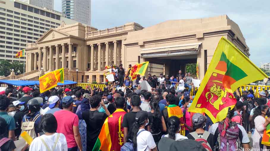"No Food or Cooking Gas": Sri Lankans People Seek Passport to Better Life