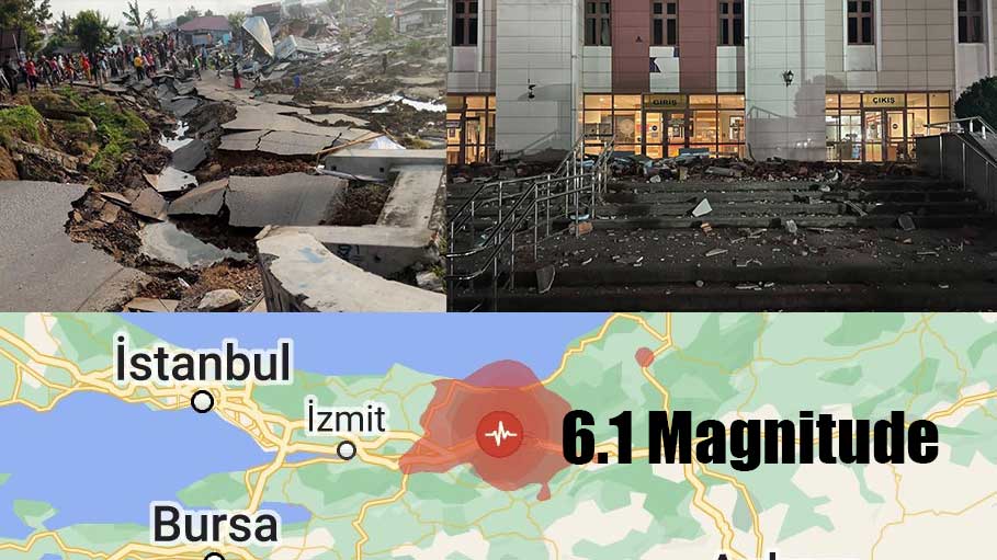 An Earthquake of 6.1 Magnitude Hits Turkey, Injuring 22 People