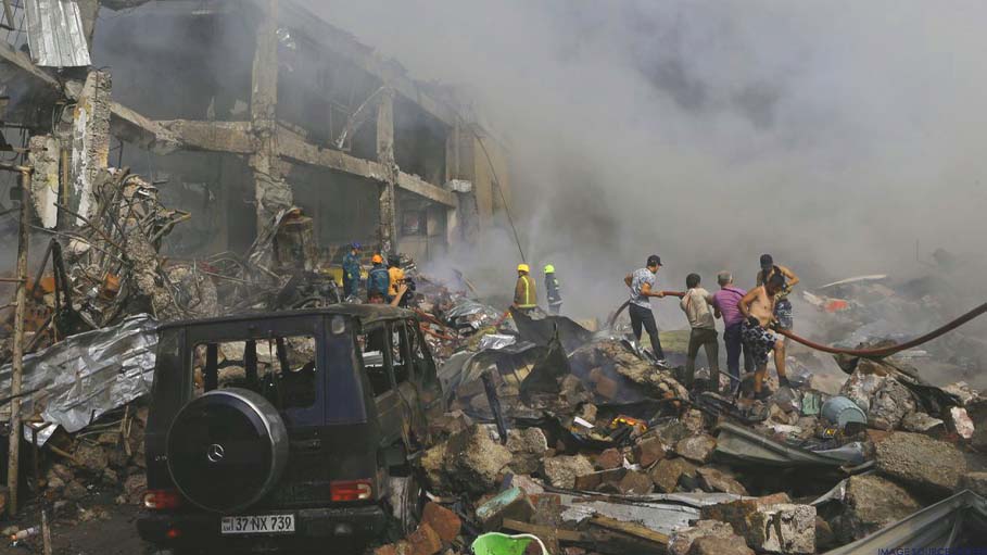 11 Dead after Explosion in Armenian Warehouse