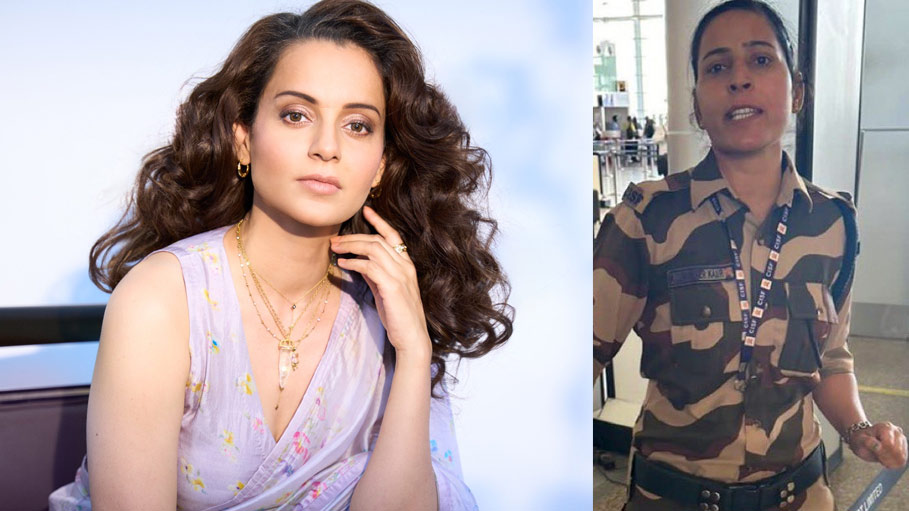 Actress Kangana Ranaut Allegedly Slapped by Female CISF Guard in Chandigarh Airport