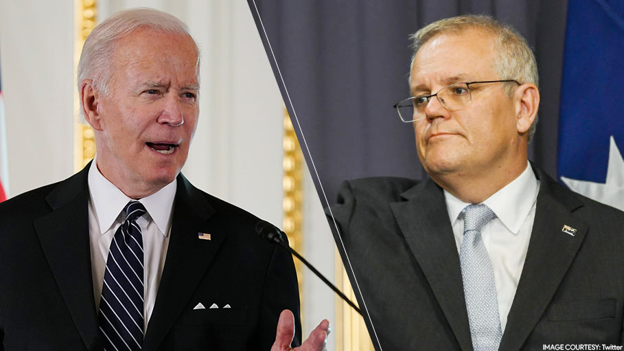 "You Can Fall Asleep Now": Biden Tells Australia's PM at Quad Meet