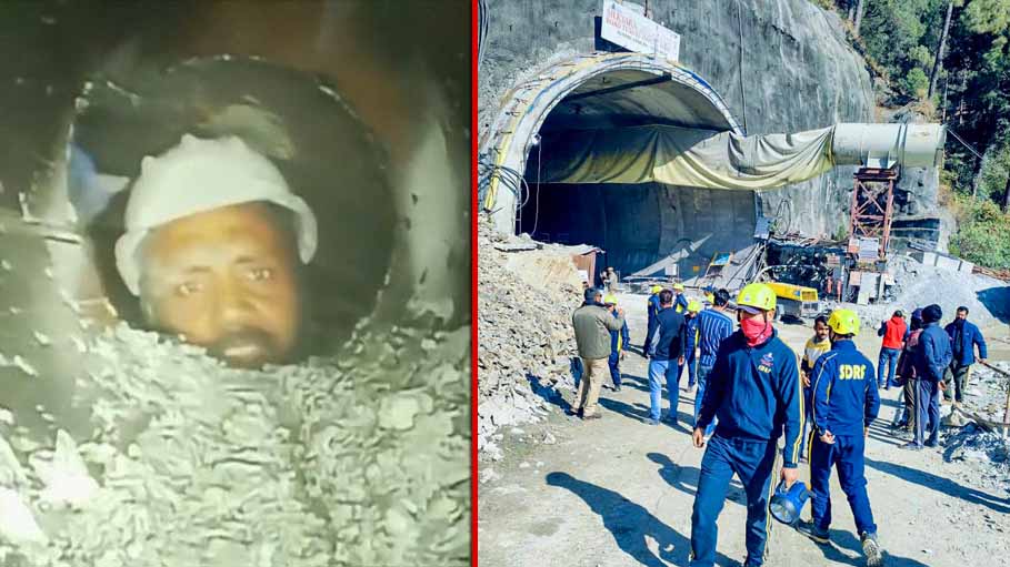 Rescuers Reach Halfway Through Tunnel to Trapped Workers in Uttarakhand