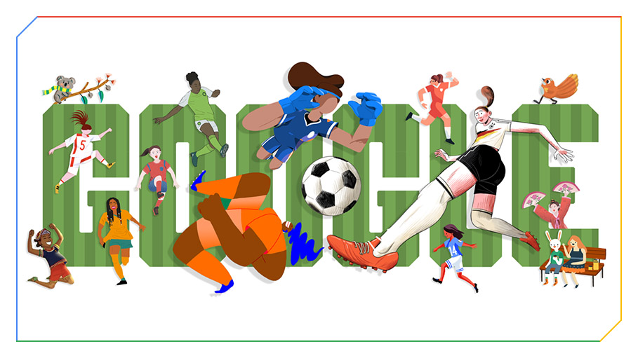 Google Kicks off FIFA Women’s World Cup 2019 with This Cheery Doodle