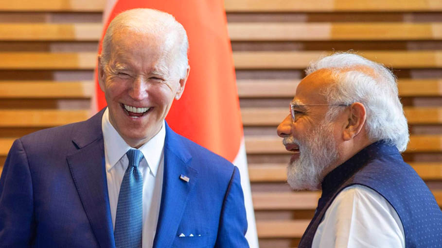 Biden Looks to Stress "Commonalities" with India in Talks