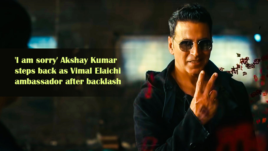 Vimal Elaichi Ambassador Akshay Kumar Quits after Backlash; Apologizes to Fans