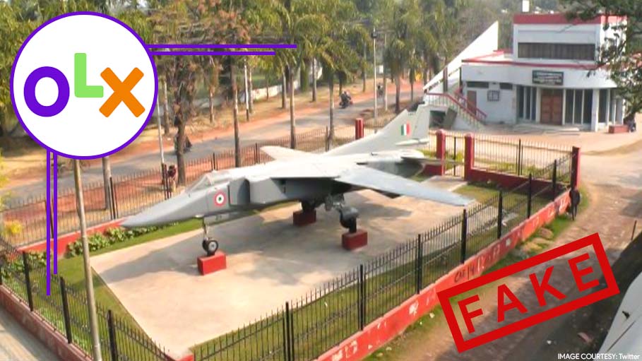 IAF Aircraft on AMU Campus Appears on OLX; Proctor Says It is Fake